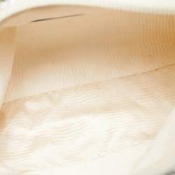 مملوكة مسبقًا Prada Re-Edition 2000 Crystals Off White Satin Shoulder Bag