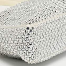مملوكة مسبقًا Prada Re-Edition 2000 Crystals Off White Satin Shoulder Bag
