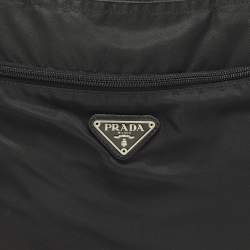 Pre Owned Prada Black Nylon Shoulder Bag