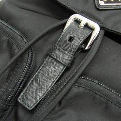 مملوكة مسبقًا حقيبة ظهر برادا جلد نايلون أسود