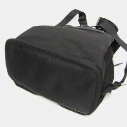 مملوكة مسبقًا حقيبة ظهر برادا جلد نايلون أسود