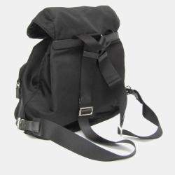 مملوكة مسبقًا حقيبة ظهر برادا جلد نايلون أسود