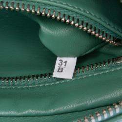 Pre Owned Prada Green Nappa Antique Multi Pocket Crossbody