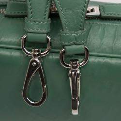 Pre Owned Prada Green Nappa Antique Multi Pocket Crossbody