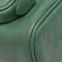 Pre Owned Prada Green Nappa Antique Multi Pocket Crossbody