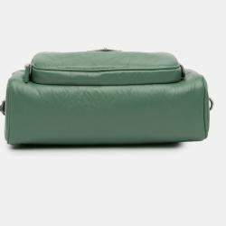 Pre Owned Prada Green Nappa Antique Multi Pocket Crossbody