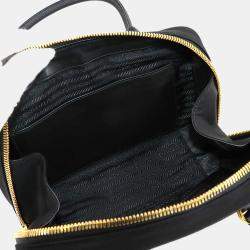 مملوكة مسبقًا Prada Re-Edition 1978 Black Nylon Saffiano Leather Shoulder Bag