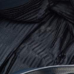 مملوكة مسبقًا حقيبة شوبر برادا جلد فيتيلو ديانو أزرق كحلي