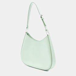 Pre Owned حقيبة كتف برادا كلير سبازولاتور خضراء