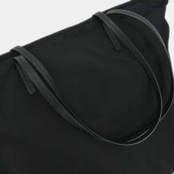 Pre Owned Prada 2Way Black Nylon Tote Bag