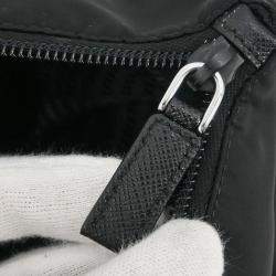 Pre Owned Prada 2Way Black Nylon Tote Bag