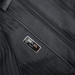 Pre Owned Prada 2Way Black Nylon Tote Bag