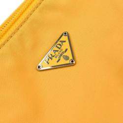 مملوكة مسبقًا Prada Yellow Nylon Handbag