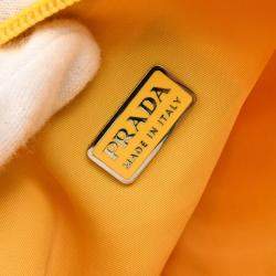 مملوكة مسبقًا Prada Yellow Nylon Handbag
