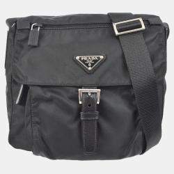 مملوكة مسبقًا Prada Black Nylon Crossbody Bag