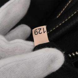 Pre Owned حقيبة كتف برادا نايلون أسود وجلد