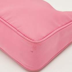 مملوكة مسبقًا Prada Re-Edition 2000 Pink Nylon Shoulder Bag