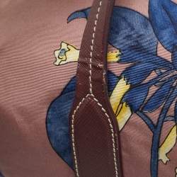 مملوكة مسبقًا Prada Lilac/Multicolor Faille Nylon Satchel