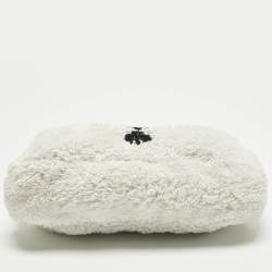 مملوكة مسبقًا Prada Re-Edition 2000 Off White/Black Terrycloth Fabric Shoulder Bag