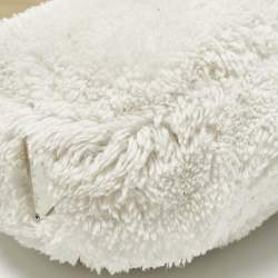 مملوكة مسبقًا Prada Re-Edition 2000 Off White/Black Terrycloth Fabric Shoulder Bag