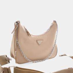 Pre Owned حقيبة برادا إصدار جديد نايلون بيج 2005