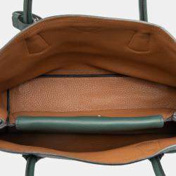 مملوكة مسبقًا حقيبة توت برادا فيتيلو داينو يد مزدوجة خضراء