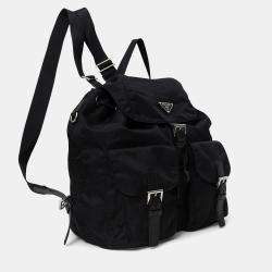 Pre Owned Prada Re-Nylon Backpack with Pouch
