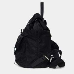 Pre Owned Prada Re-Nylon Backpack with Pouch