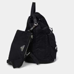 Pre Owned Prada Re-Nylon Backpack with Pouch