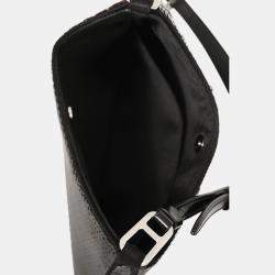 Pre Owned Prada Black/White Sequin 'Cleo' Small Shoulder Bag