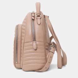 Pre Owned حقيبة ظهر برادا زهري عجل لين دياغرام إيمبونتور