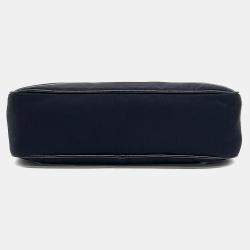 مملوكة مسبقًا حقيبة هوبو برادا نايلون تيسوتو بالسلسلة أسود