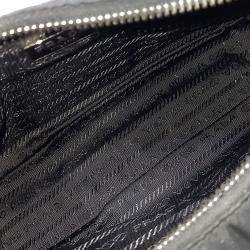 Pre Owned حقيبة هوبو برادا نايلون أسود