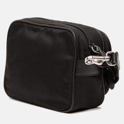 Pre Owned حقيبة كاميرا برادا تيسوتو أسود إعادة إصدار 2005