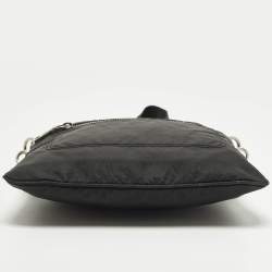 Pre Owned حقيبة ماسنجر برادا نايلون سوداء مسطحة