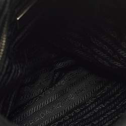 Pre Owned حقيبة ماسنجر برادا نايلون سوداء مسطحة