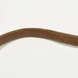 Pre Owned حقيبة كتف برادا نايلون بسحاب بيج/بني