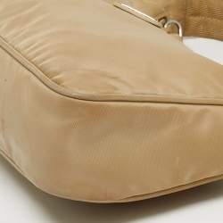 Pre Owned حقيبة باغيت برادا نايلون مُعاد التدوير وردية ميني ري-إديشن 2000