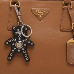 Pre Owned Prada Open Promenade Brown Saffiano Lux Leather Satchel