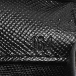 مملوكة مسبقًا Prada Black Saffiano Metal Leather Bifold Wallet