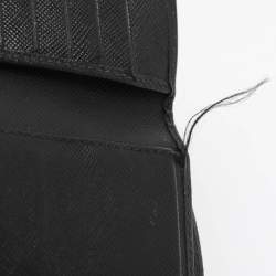 Pre Owned Prada Black Saffiano Lux Leather Bifold Wallet