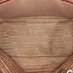 مملوكة مسبقًا Prada Brown Saffiano Lux Promenade Backpack