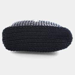 Pre Owned حقيبة يد برادا كروشيه رافيا صغيرة