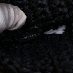 Pre Owned حقيبة يد برادا كروشيه رافيا صغيرة