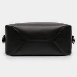 Pre Owned حقيبة ساتشل برادا سوبرنوفا جلد مصقول أسود متوسط