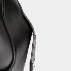 Pre Owned حقيبة ساتشل برادا سوبرنوفا جلد مصقول أسود متوسط