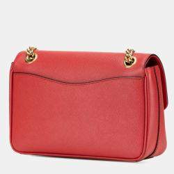 مملوكة مسبقًا حقيبة كروس بودي سلسلة سافيانو حمراء من برادا