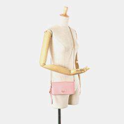 Pre Owned محفظة برادا سلاسل لوكس سافايانو وردية