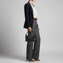 Pre Owned حقيبة كتف برادا إصدار مُعاد 2000 نايلون أسود