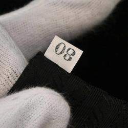 Pre Owned Prada Black Velvet Handbag